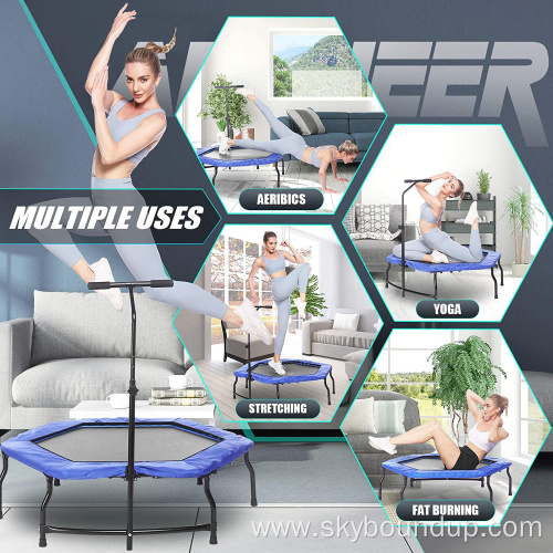 Indoor Garden Workout Training trampoline Hexagon trampoline